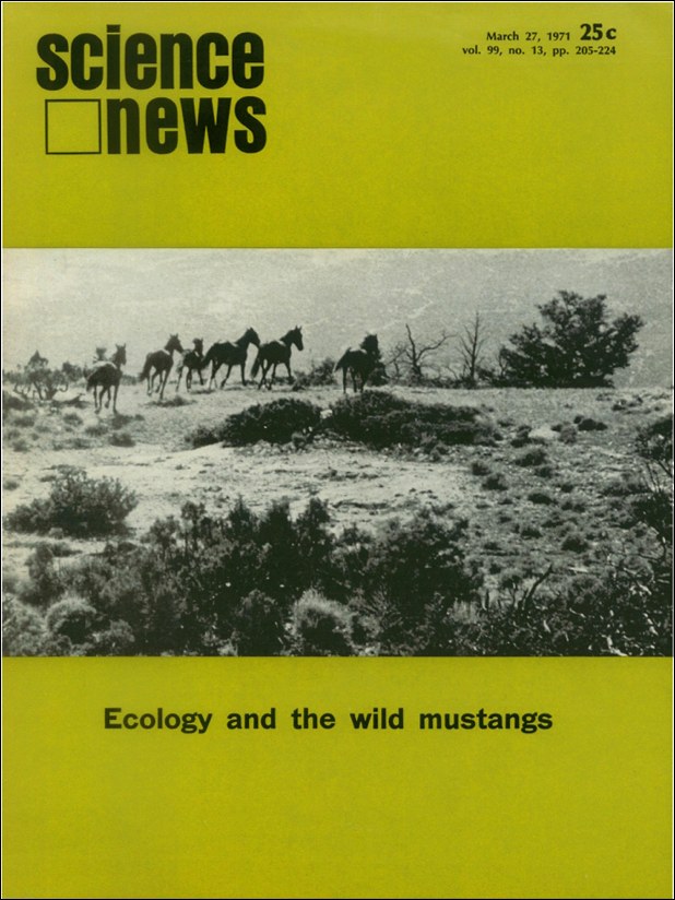 cover of March 27, 1971 issue of Science News