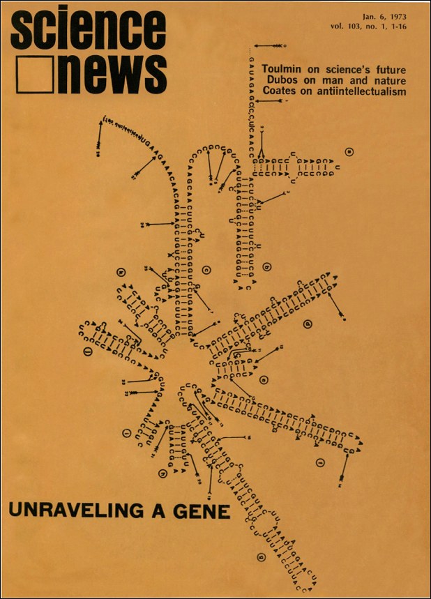 omslag van Science News van 6 januari 1973