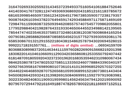 The Great Internet Mersenne Prime Search, a cooperative computing project, helps find a prime with nearly 13 million digits.