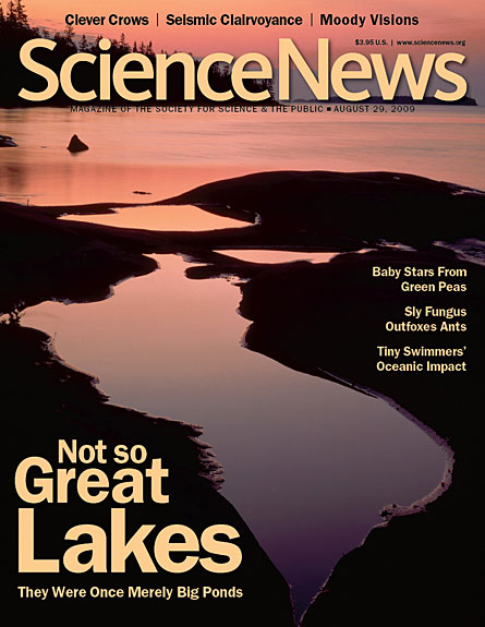 Not so Great Lakes: they were once merely big ponds