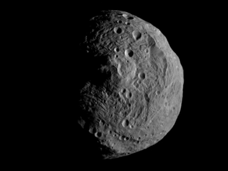 Dawn on Vesta