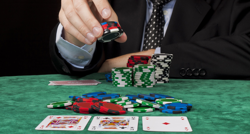 Poker pros' arms betray their hands | Science News