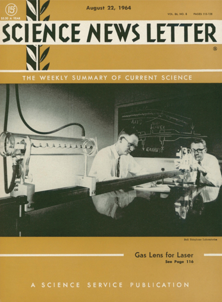 Science News cover August 22, 1964