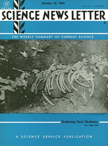 cover of the October 10, 1964 issue of Science News Letter