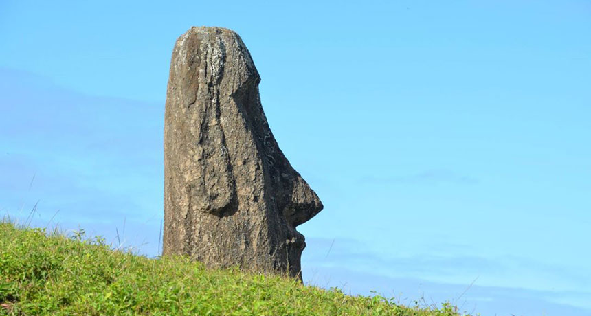 Easter Island statue