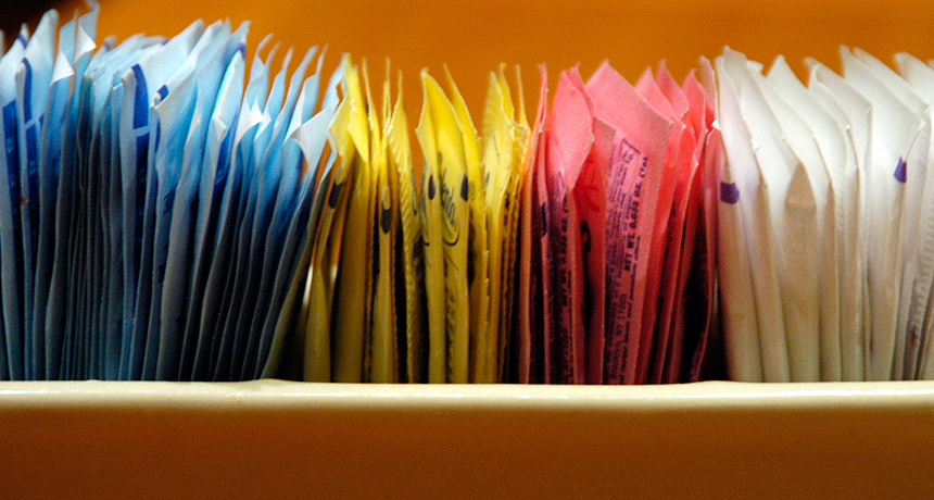 artificial sweetener packets
