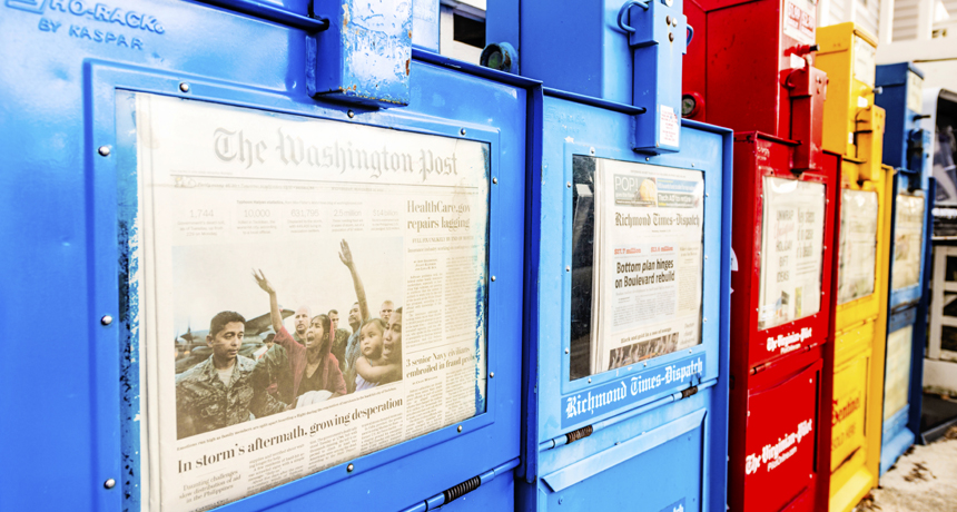 newspaper boxes