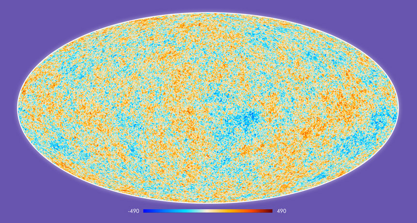all-sky map of the cosmic microwave background