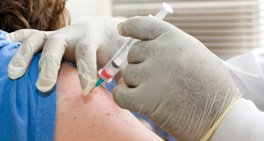 Flu shot picture