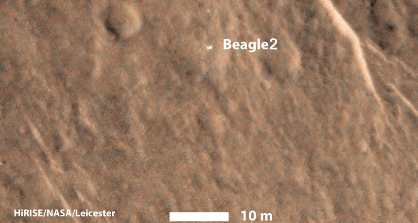 Beagle 2 on Mars