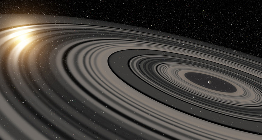 Exoplanet J1407b