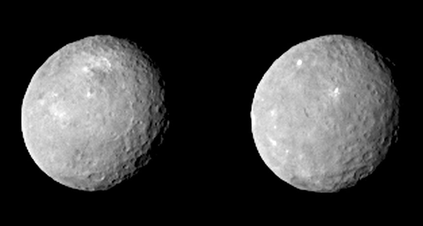 Ceres as seen by Dawn spacecraft February 12, 2015