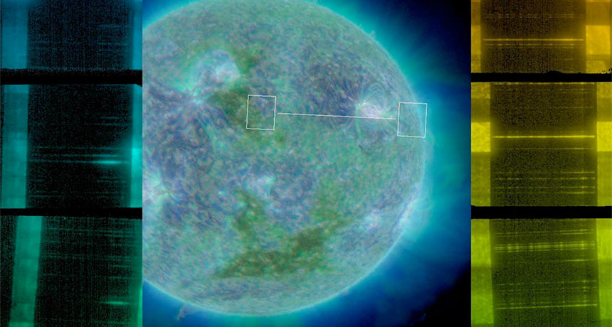 the sun in UV