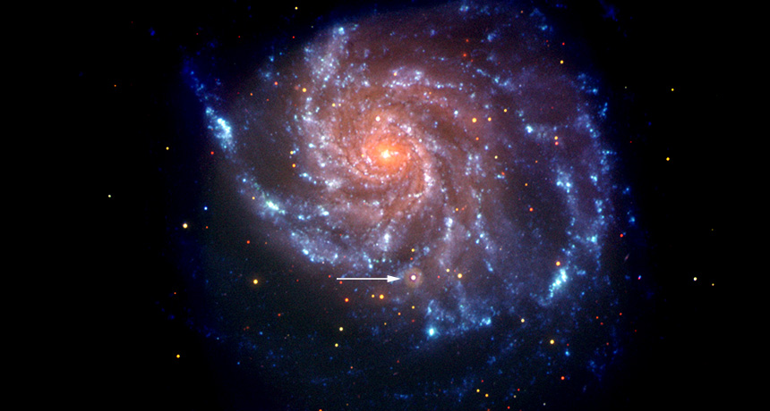 the M101 galaxy