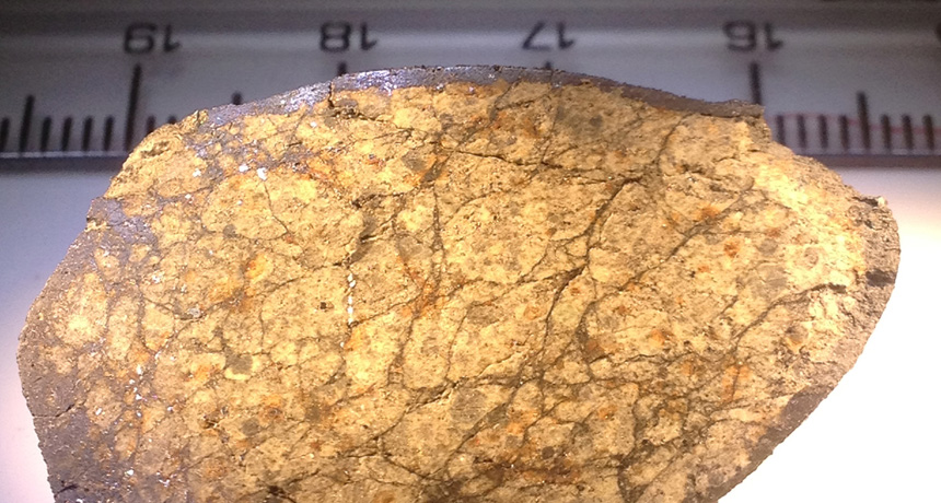 Meteorite from Chelyabinsk, Russia