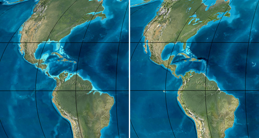 Americas map
