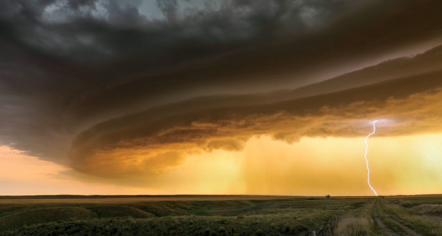 A storm brewing