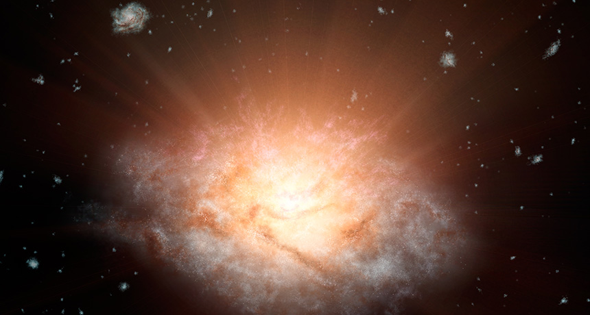 brightest galaxy