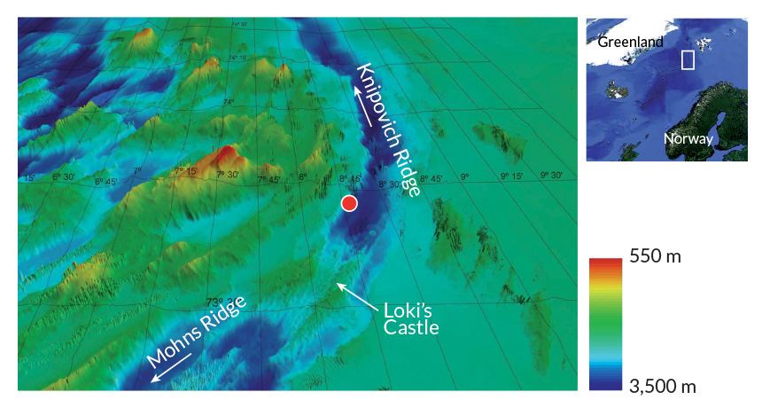 seafloor map