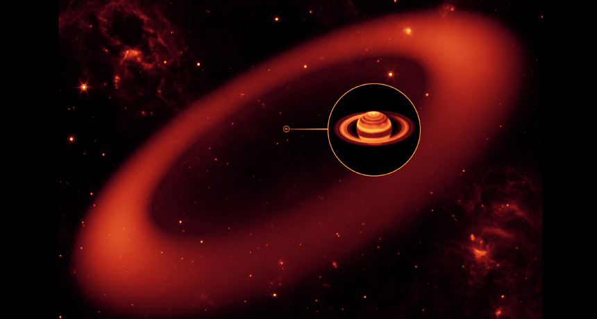 Saturn ring illustration