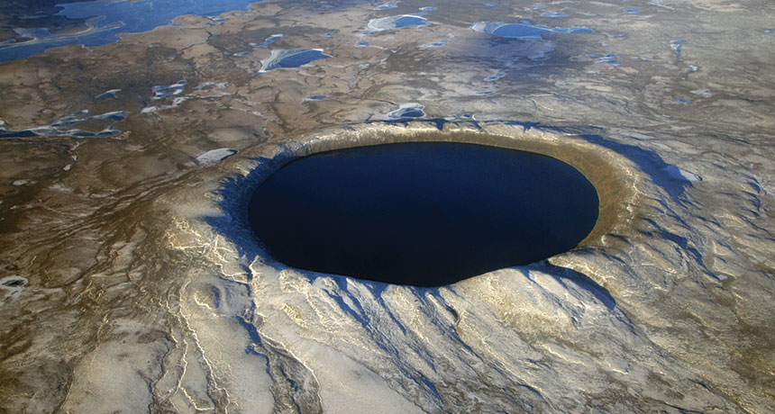 Pingualuit Crater in northern Canada