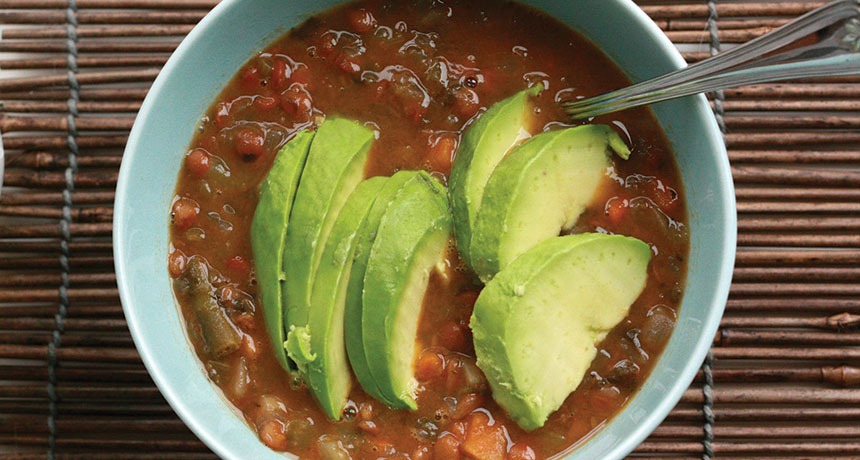 soup high in fat