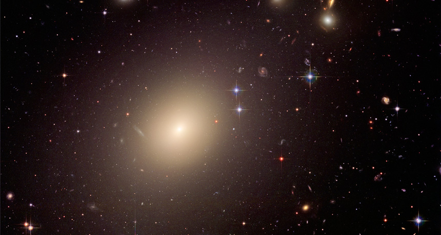 giant elliptical galaxy