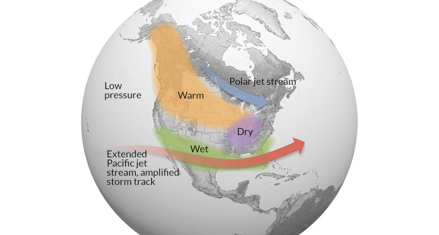 El Niño map