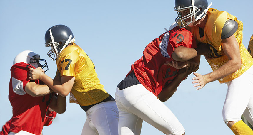 football practice