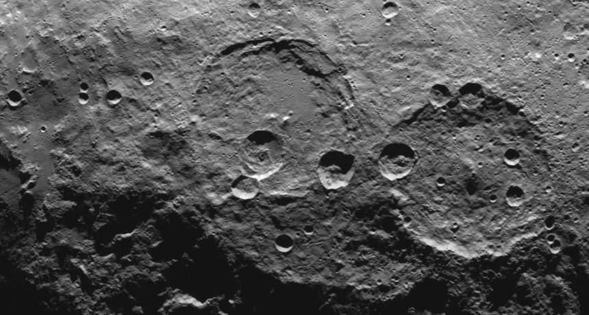 craters on Ceres