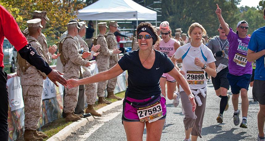 happy runner