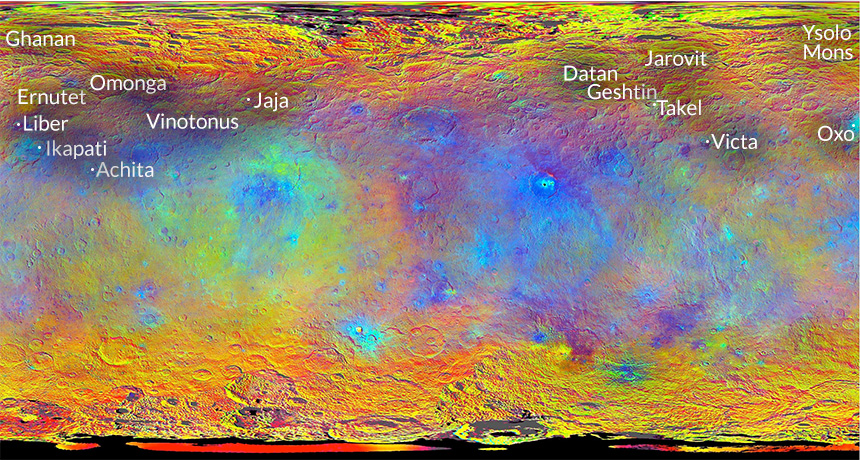 Ceres map
