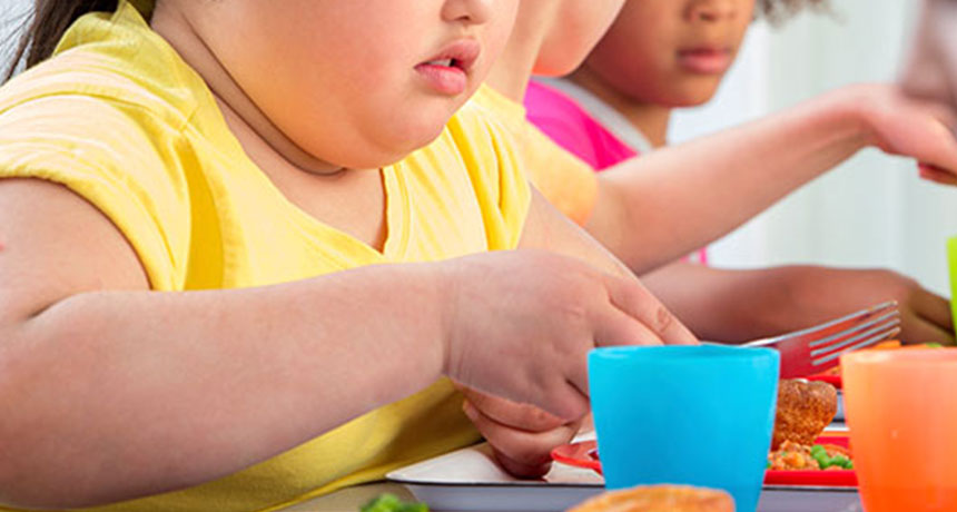 obese child