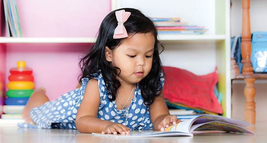 child reading