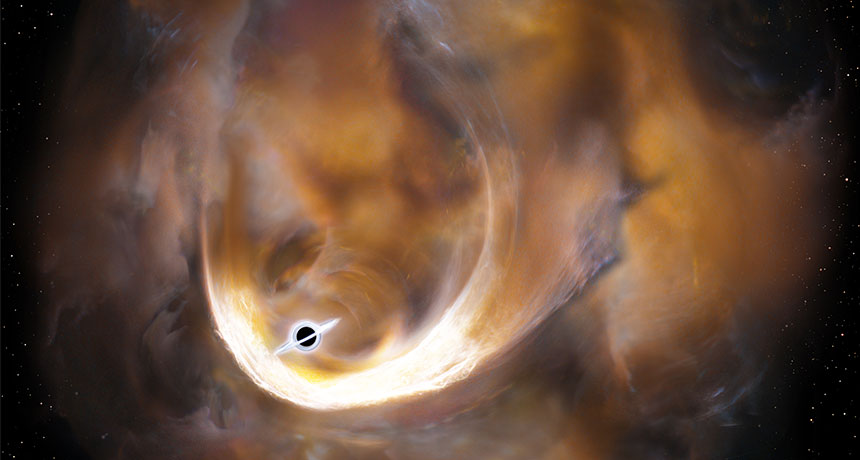 black hole illustration
