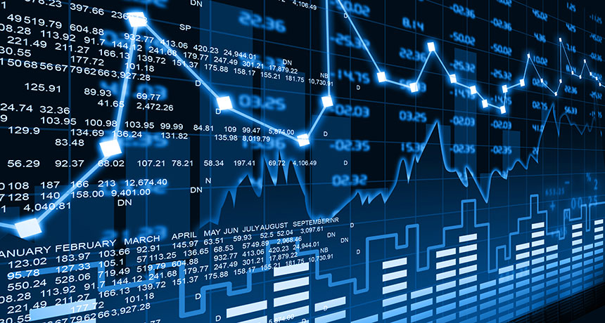 stock market chart