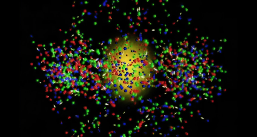 quarks and gluons