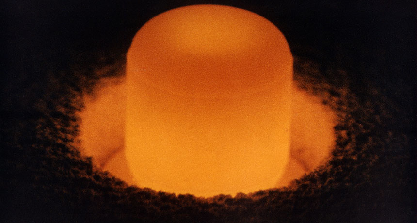 plutonium pellet