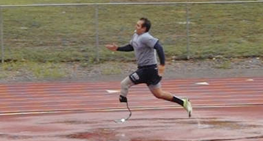 Paralympic runner