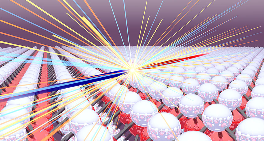 illustration of quasiparticle collider