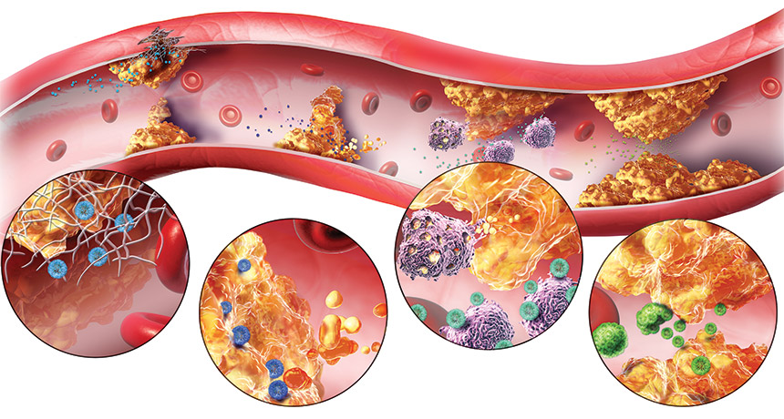 illustrations of nanoparticles