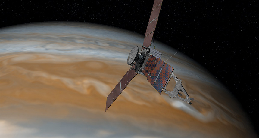 Juno spacecraft meets Jupiter