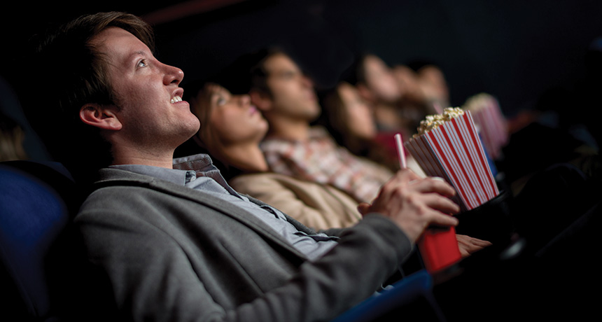 Movie viewers' exhaled chemicals tell if scene is funny, scary Movie viewers' exhaled chemicals tell if scene is funny, scary