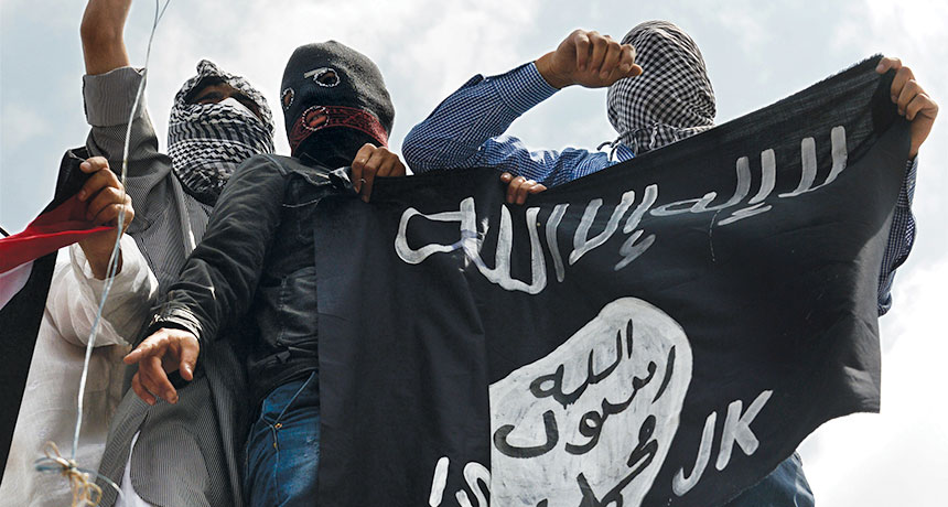group of ISIS members