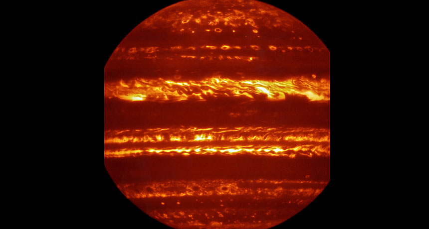 infrared image of Jupiter