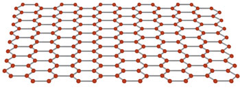 illustration of graphene