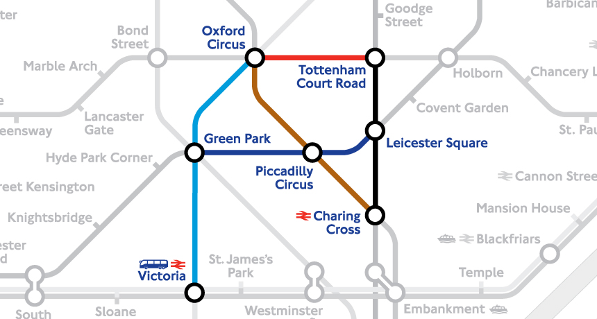 london underground map