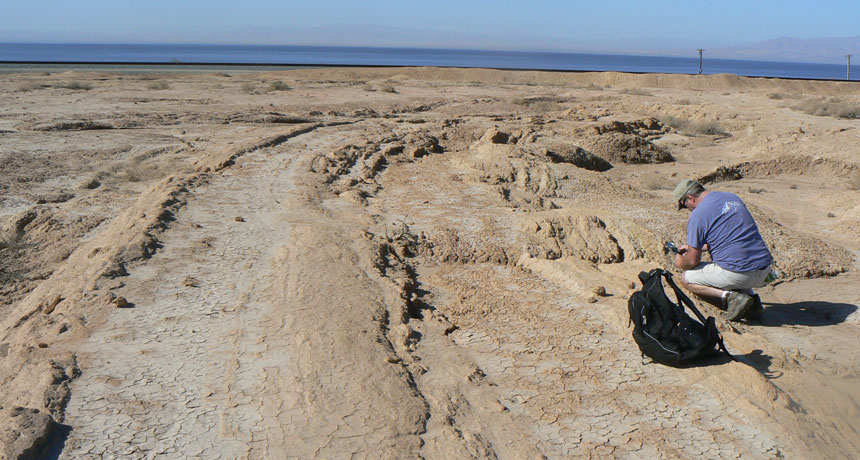 Sediment layers
