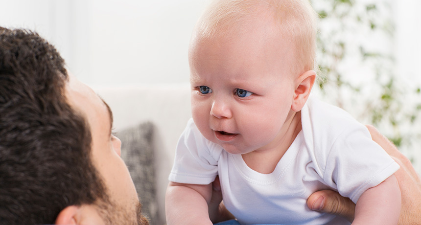 scared baby