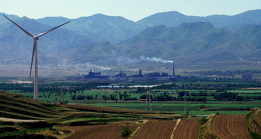 coal plant in China